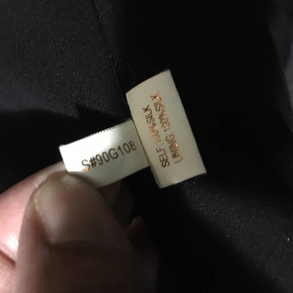 Marchesa Notte Women's Silk Formal Strapless Goddess Gown Size 8 Black/Gold - Picture 10 of 11